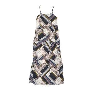 Ava & Lu Teen Girl Large 20 Patchwork Jumper Dress Printed Boho Sleeveless New